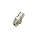 1/4" Tube x 1/4" NPT Nickel-Plated Brass Male Connector