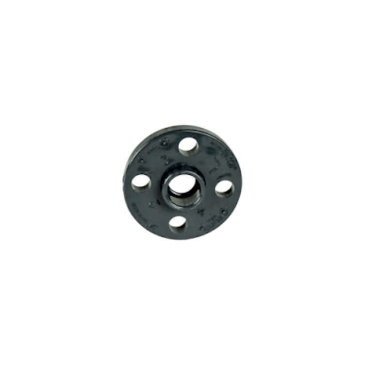 3/4" Schedule 80 Gray PVC Socket Van Stone Plastic Ring Flange