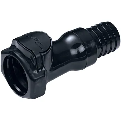 3/4" In-Line Hose Barb HFC 57 Series Polysulfone Coupling Body - Straight Thru (Insert Sold Separately)