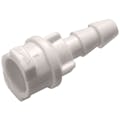 1/8" Hose Barb ABS In-Line Coupling Body - Straight Thru (Insert Sold Separately)
