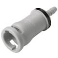 1/8" In-Line Hose Barb NS212 Series Non-Spill Polypropylene Valved Coupling Body (Insert Sold Separately)