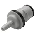 1/8" In-Line Hose Barb NS212 Series Non-Spill Polypropylene Valved Coupling Insert (Body Sold Separately)