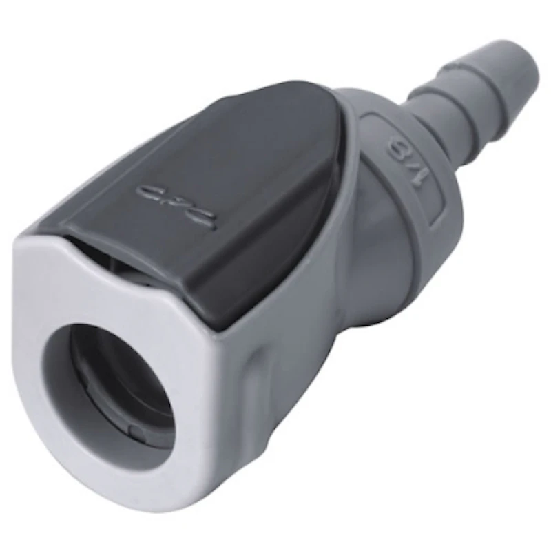 1/8" ID In-line Hose Barb NS1 Series Polypropylene Coupling Body (Insert Sold Separately)