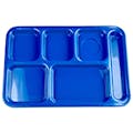 Blue Right Hand 6 Compartment Tray