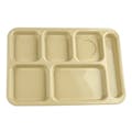 Tan Right Hand 6 Compartment Tray