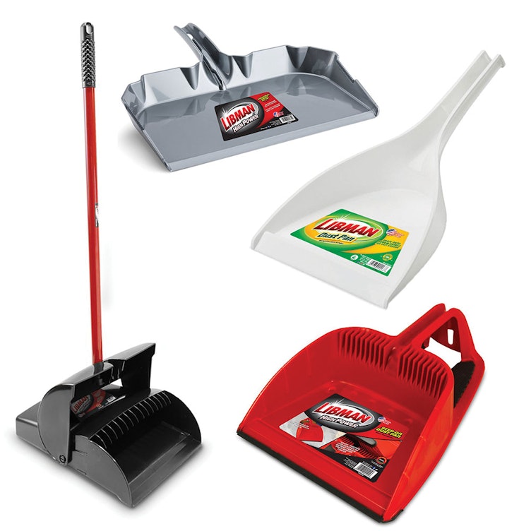 Libman Upright Dustpan With Handle, Floor Care, Household