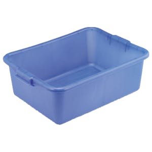 Blue Polypropylene Traex® Color-Mate™ 21 Quart Food Storage Box