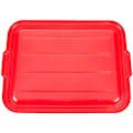 Red Polypropylene Standard Food Storage Box Lid for Traex® Color-Mate™ Containers