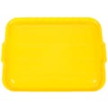 Yellow Polypropylene Standard Food Storage Box Lid for Traex® Color-Mate™ Containers