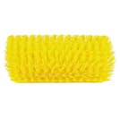 10" ColorCore Yellow High-Low Stiff Deck Brush