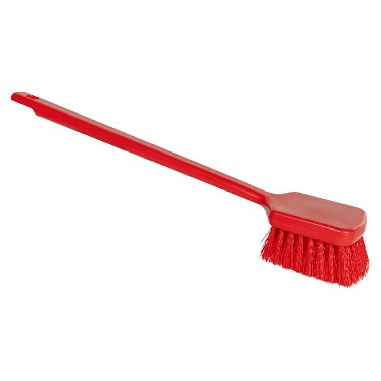 ColorCore Red 20 Long Handle Scrub Brush