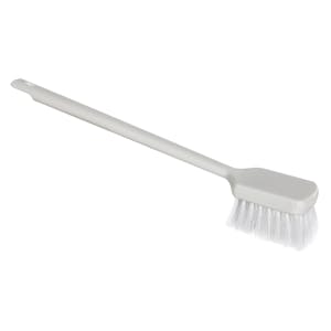 ColorCore White 20" Long Handle Scrub Brush
