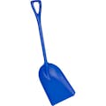 Remco® Blue Hygienic One-Piece Polypropylene Shovel - 10.2" L x 5.9" W x 37.5" Hgt.