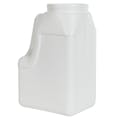 164 oz. White Multi-Use HDPE Container with Handle & 110/400 Neck  (Cap Sold Separately)