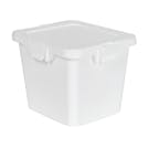 55 Dram White Polypropylene Cube Child-Resistant Container