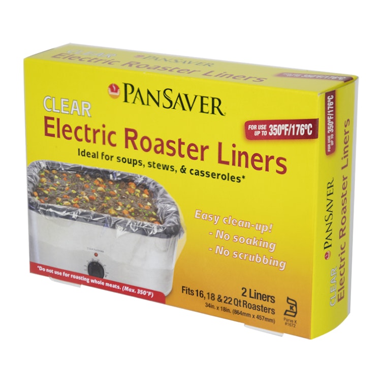 Pan Liner  Pansaver Electric Roaster Liners Cardboard Display