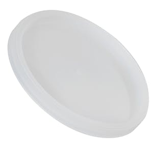 Natural LLDPE L410 Round Recessed Lid