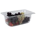 2.7 Quart Clear Polycarbonate Low Temperature 1/4 Food Pan (Cover Sold Separately)