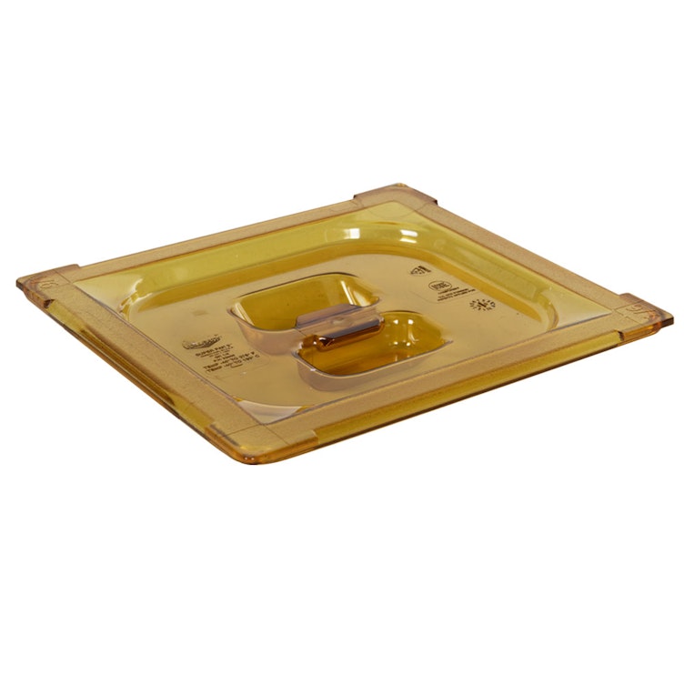 Amber 1/6 Food Pan Solid Cover with Molded Handle