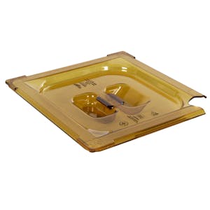 Amber 1/6 Food Pan Slot Cover for Spoon