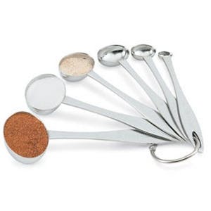 Six-Piece Oval Measuring Spoon Set