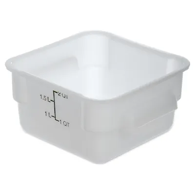 2 Quart Polyethylene Space-Saver Storage Stor-Plus™ Container (Lid Sold Separately)