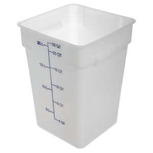 22 Quart Polyethylene Space-Saver Storage Stor-Plus™ Container (Lid Sold Separately)