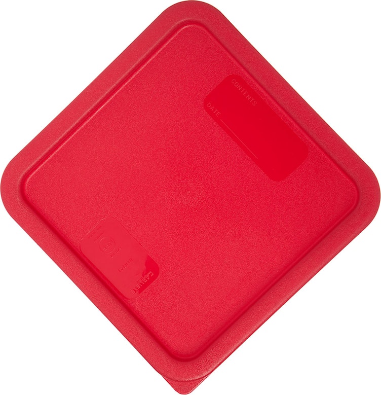 Red Lid for Square 6 Quart & 8 Quart Stor-Plus™ Containers (Container Sold Separately)