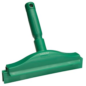 Vikan® Green 10" Double Blade Bench Squeegee
