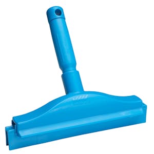 Vikan® Blue 10" Double Blade Bench Squeegee