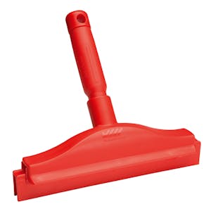 Vikan® Red 10" Double Blade Bench Squeegee