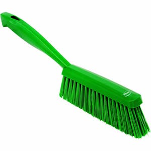 Vikan® Green 14" Edge Bench Brush with Medium Bristles