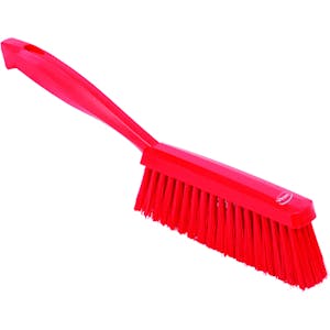 Vikan® Red 14" Edge Bench Brush with Medium Bristles