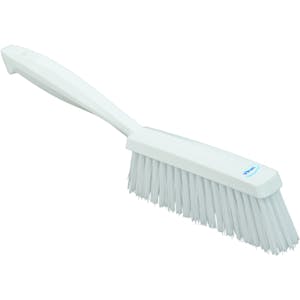 Vikan® White 14" Edge Bench Brush with Medium Bristles