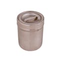 1 Quart Stainless Steel Round Dressing Jar with Lid