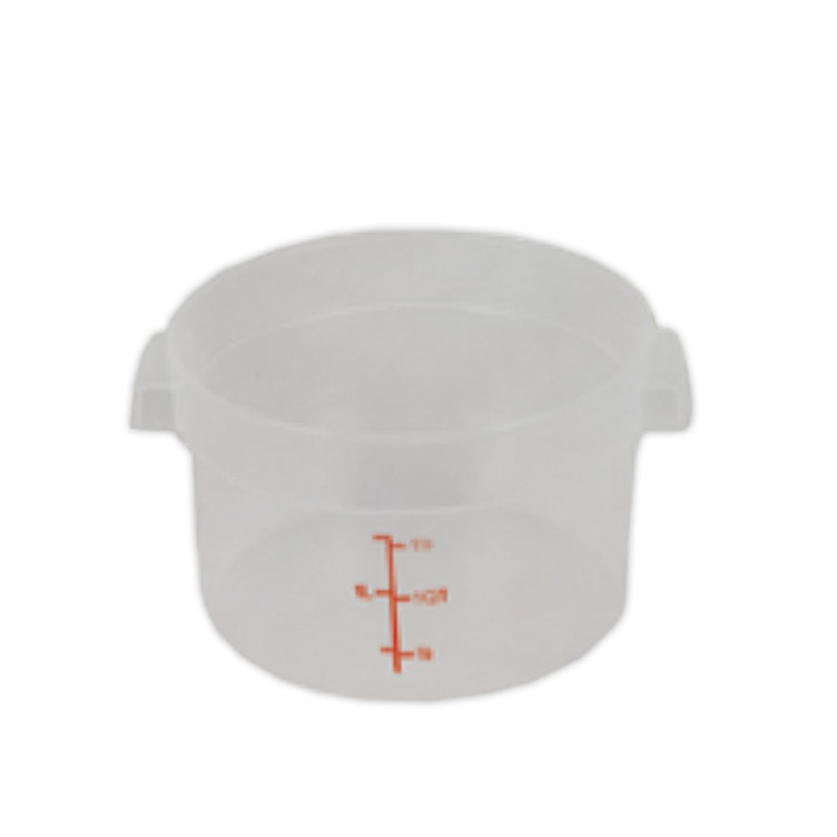 Plastic 2-Quart Canister with Lid
