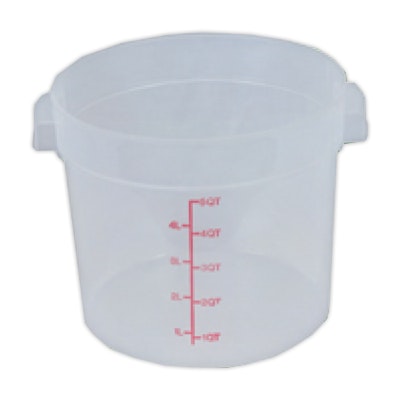 6 Quart Round Food Storage Container (Lid Sold Separately)