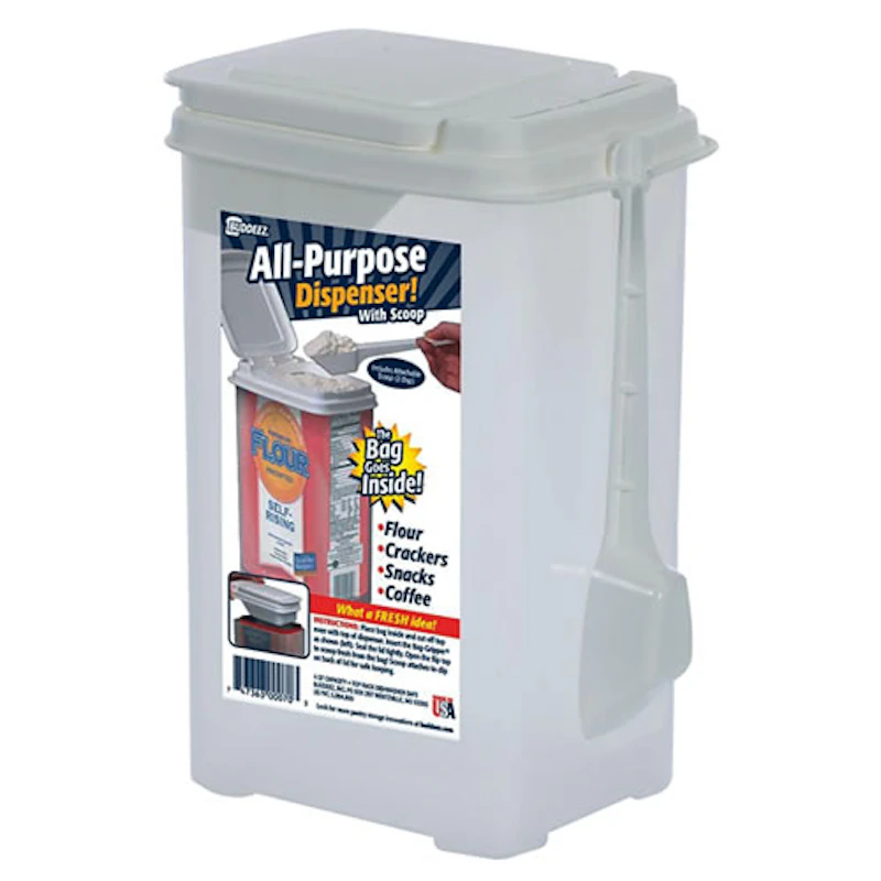 Bag-In Dispensers® All-Purpose Dispenser with Attached Scoop