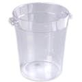 8 Quart Clear Polycarbonate StorPlus™ Round Food Storage Container (Lid Sold Separately)