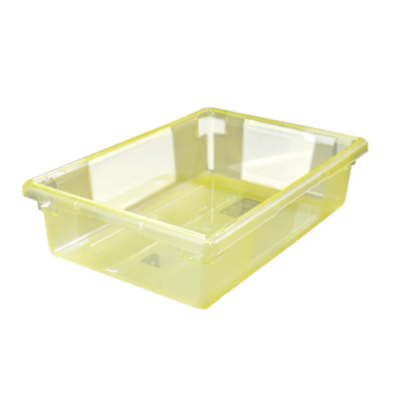 3.5 Gallon Yellow StorPlus™ Color-Coded Food Storage Box - 18" L x 12" W x 6" Hgt. (Lids sold separately)