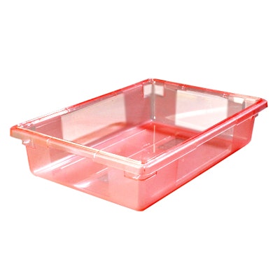 8.5 Gallon Red StorPlus™ Color-Coded Food Storage Box 26" x 18" x 6" (Lids sold separately)