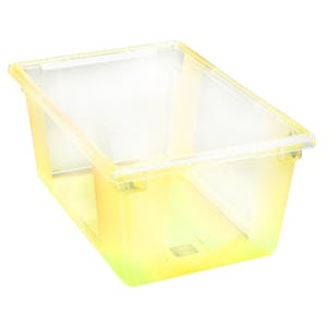 16.6 Gallon Yellow StorPlus™ Color-Coded Food Storage Box 26" x 18" x 12" (Lids sold separately)