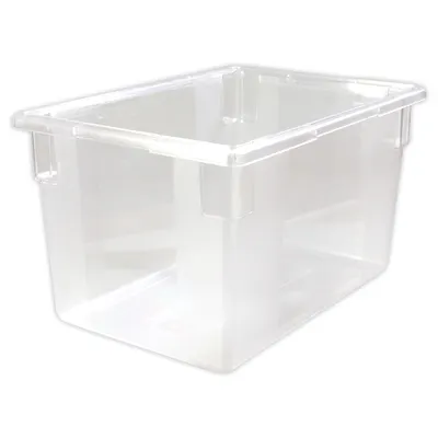 21.5 Gallon Clear StorPlus™ Color-Coded Food Storage Box - 26" L x 18" W x 15" Hgt. (Lids sold separately)