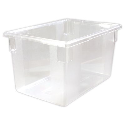 21.5 Gallon Clear StorPlus™ Color-Coded Food Storage Box 26" x 18" x 15" (Lids sold separately)