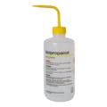500mL Isopropanol Nalgene™ Right-to-Understand LDPE Wash Bottle with Yellow Dispensing Nozzle
