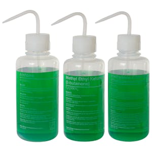 Thermo Scientific™ Nalgene™ Right-to-Understand FEP Safety Wash Bottles with GHS Labeling for Harsh Chemicals