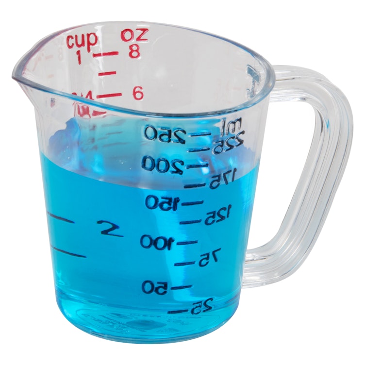 1 Cup Measuring Cup, Clear