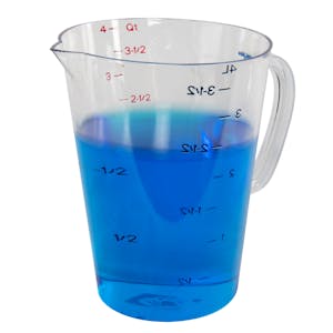 1 Gallon Clear Commercial Measuring Cup