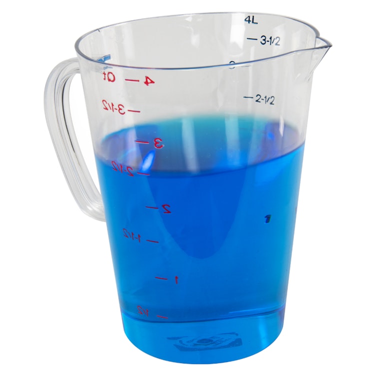 1 Gallon Clear Commercial Measuring Cup