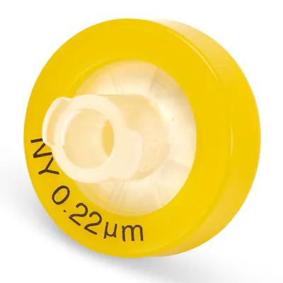 13mm Polypropylene Syringe Filter with Nylon Membrane with 0.22µm Pore (Package of 100)